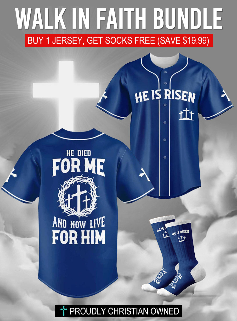 “Risen Life” Jersey & Socks Bundle