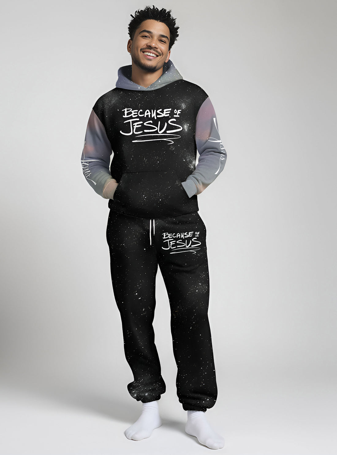 Because Of Jesus Hoodie
