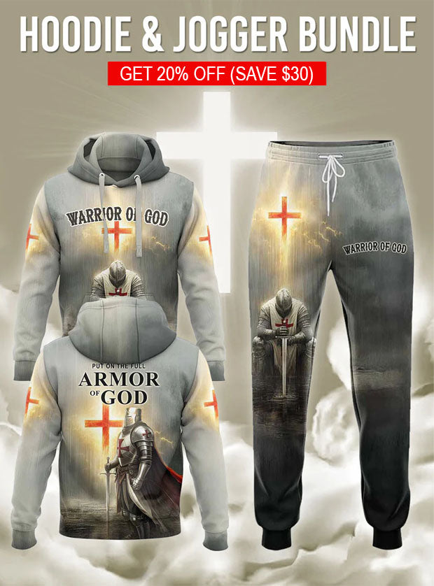 “Armor of God” Hoodie & Jogger Set