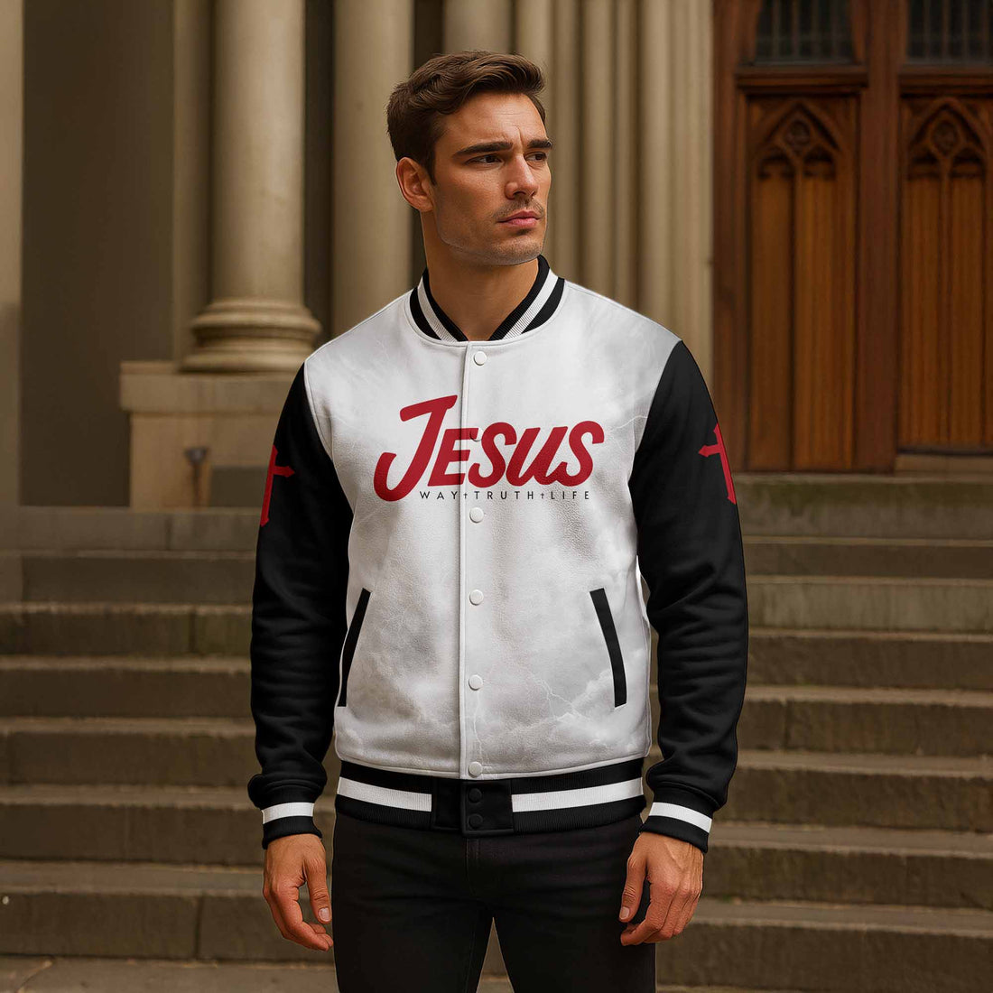 "House of Faith" Baseball Jacket