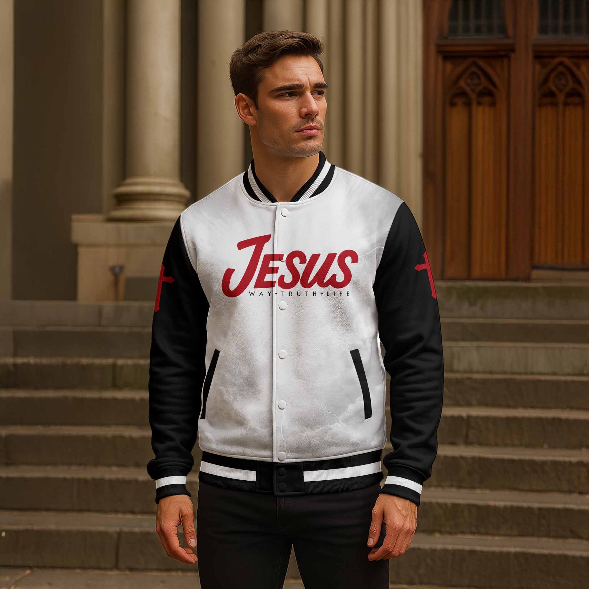 "House of Faith" Baseball Jacket