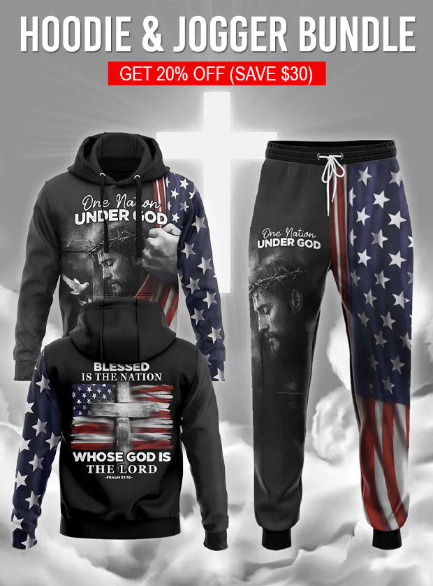 “Blessed Nation” Hoodie & Jogger Set