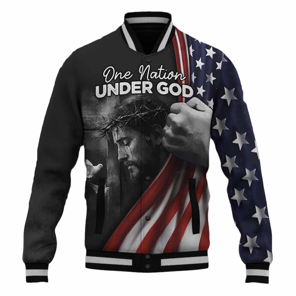 “Blessed Nation” Baseball Jacket