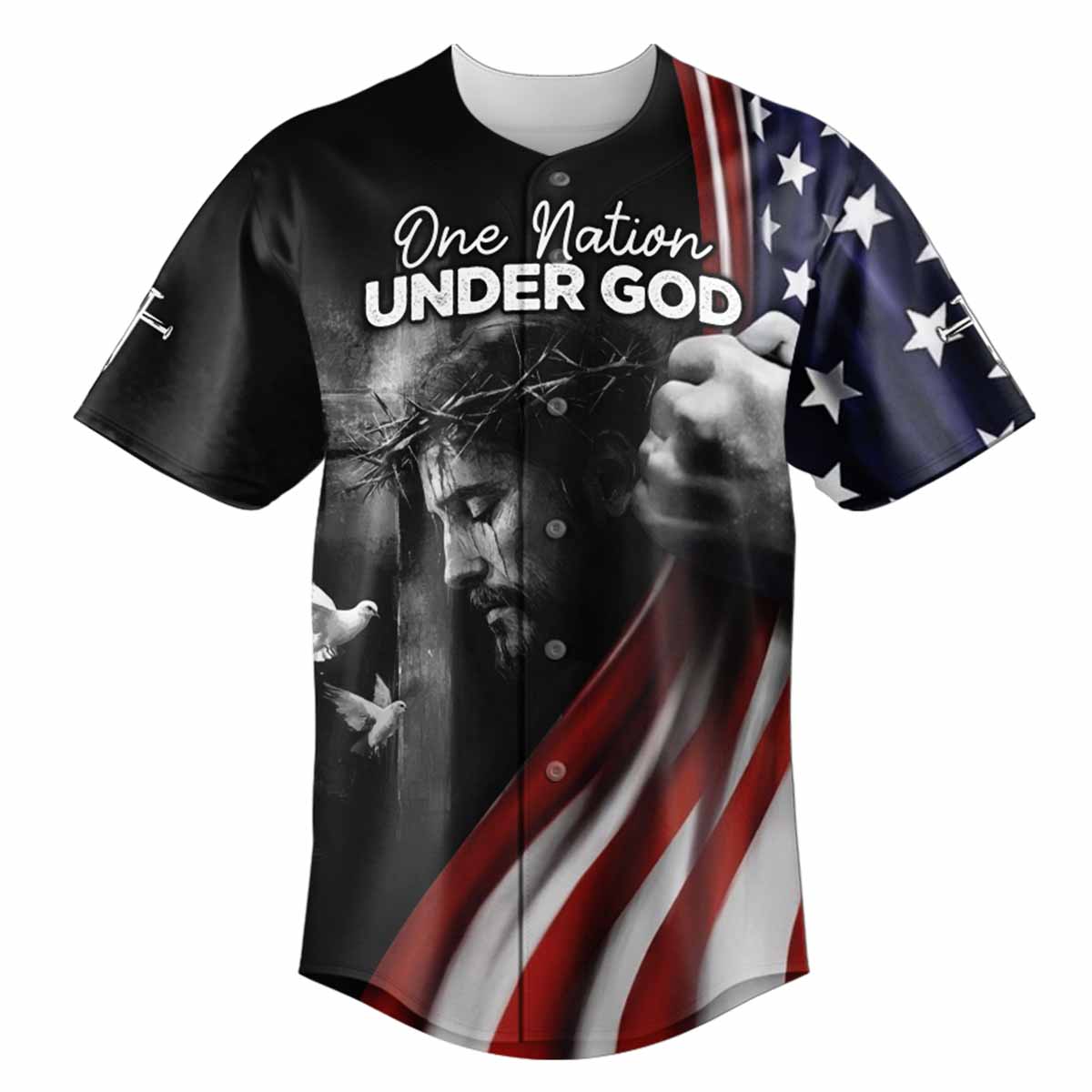 “Blessed Nation” Baseball Jersey
