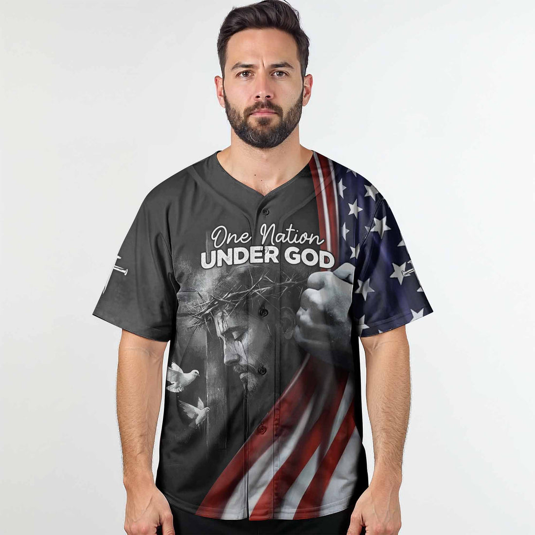 “Blessed Nation” Baseball Jersey