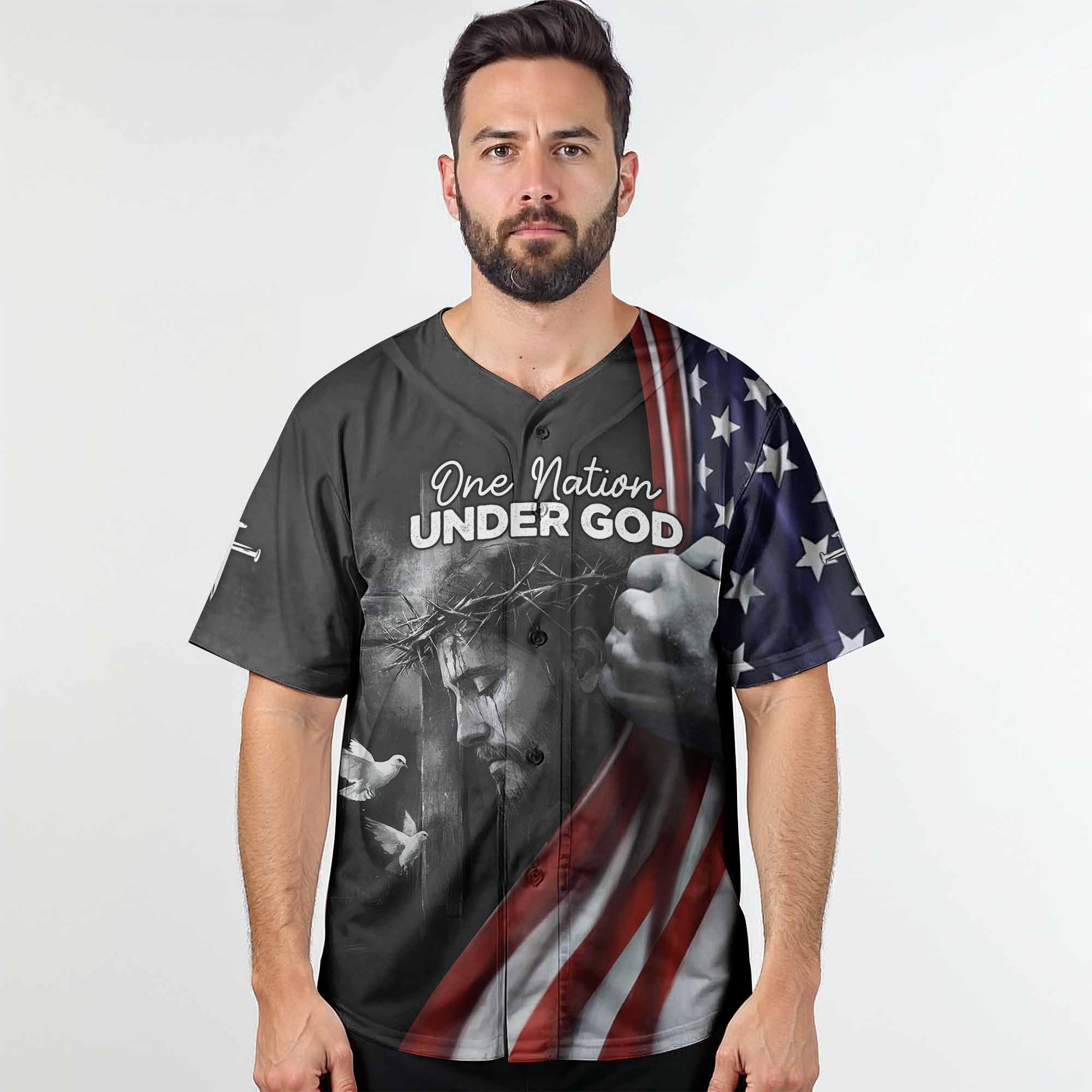 “Blessed Nation” Baseball Jersey