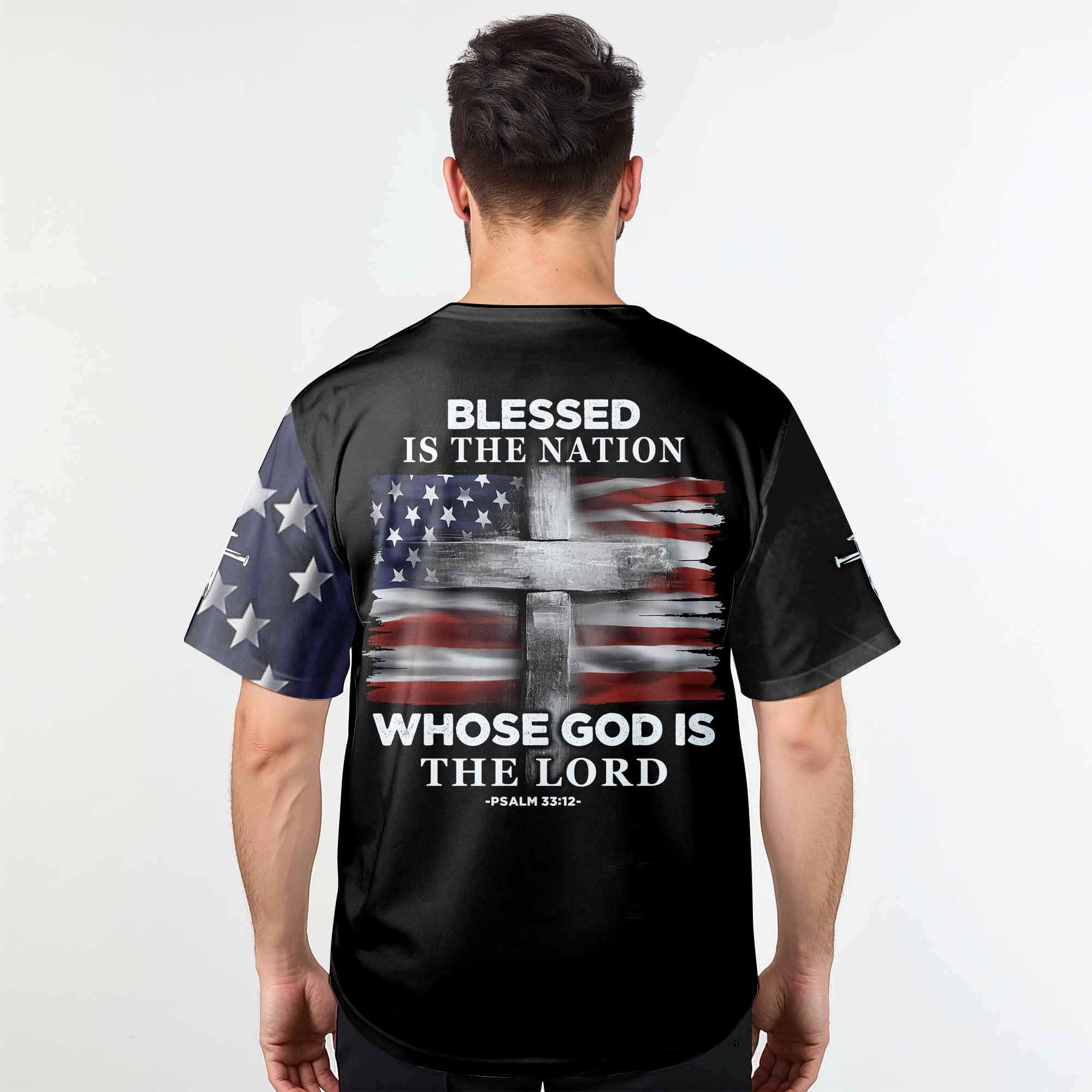 “Blessed Nation” Baseball Jersey