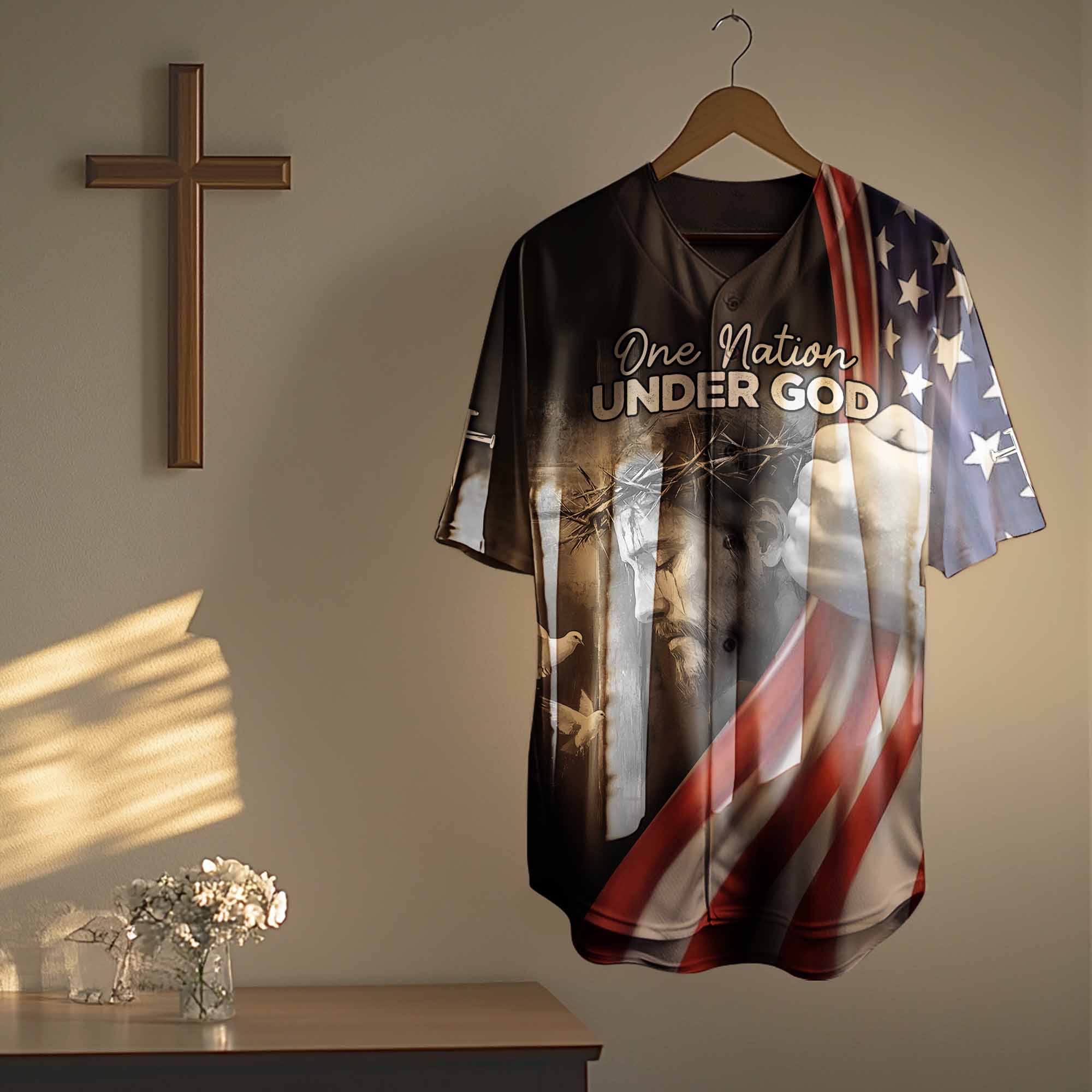“Blessed Nation” Baseball Jersey