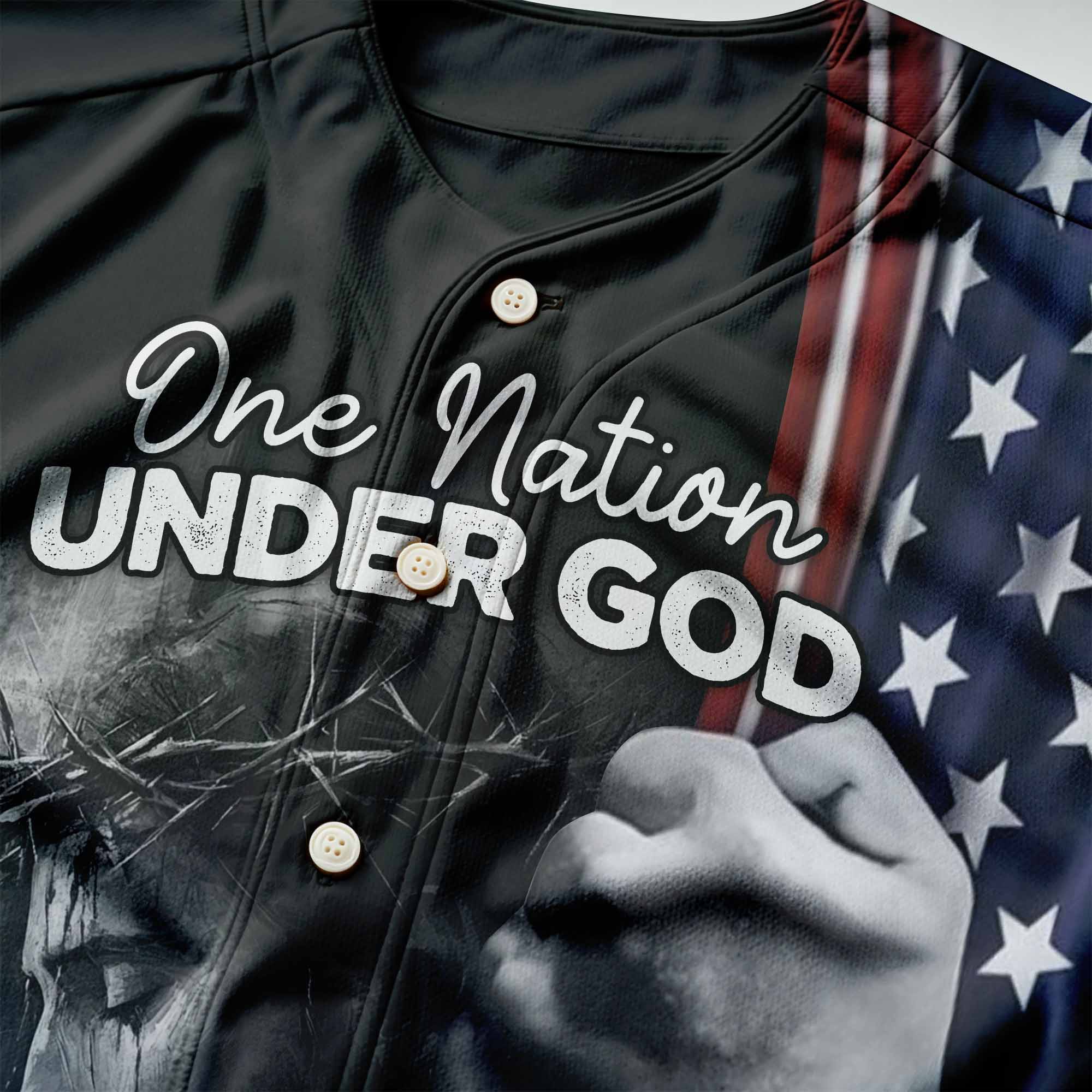 “Blessed Nation” Baseball Jersey