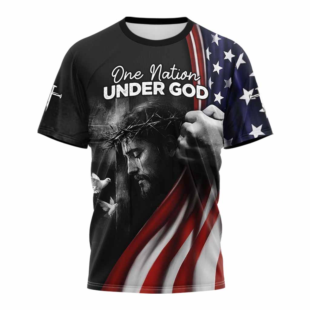 “Blessed Nation” T-shirt & Shorts Set