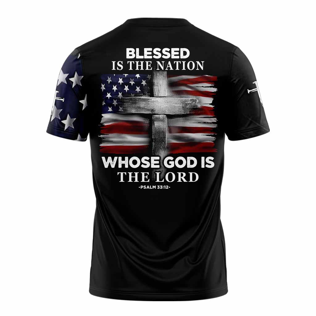 “Blessed Nation” T-shirt & Shorts Set
