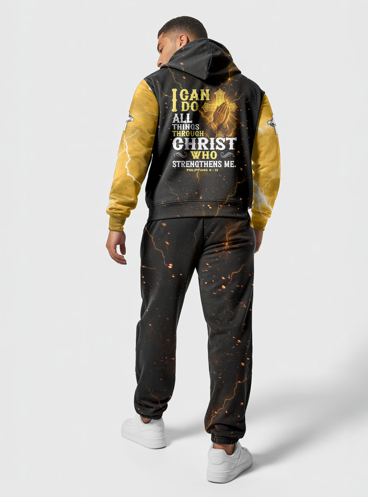 “Through Christ” Hoodie & Jogger Set