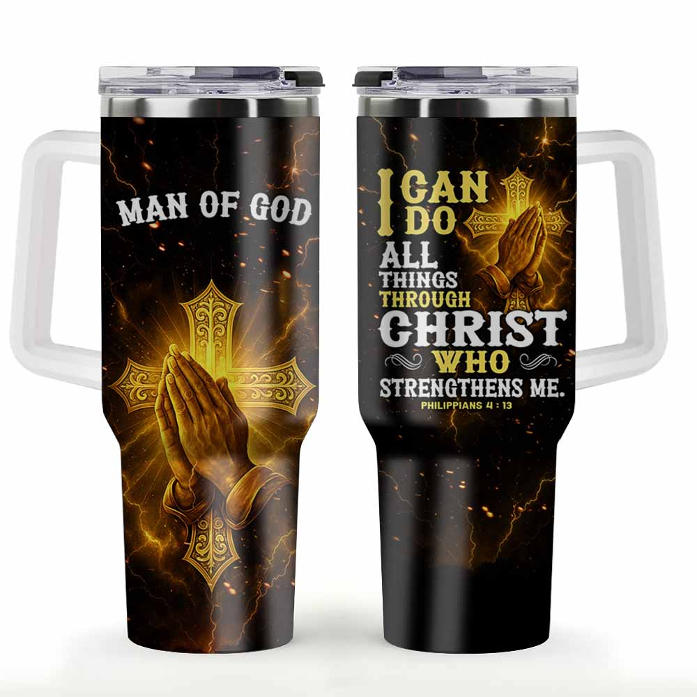“Through Christ” Tumbler