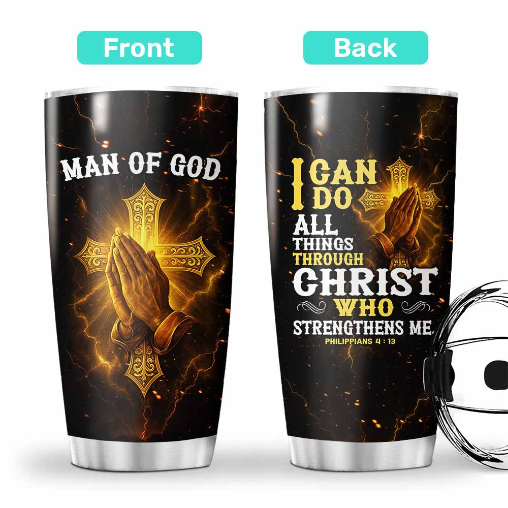 “Through Christ” Tumbler