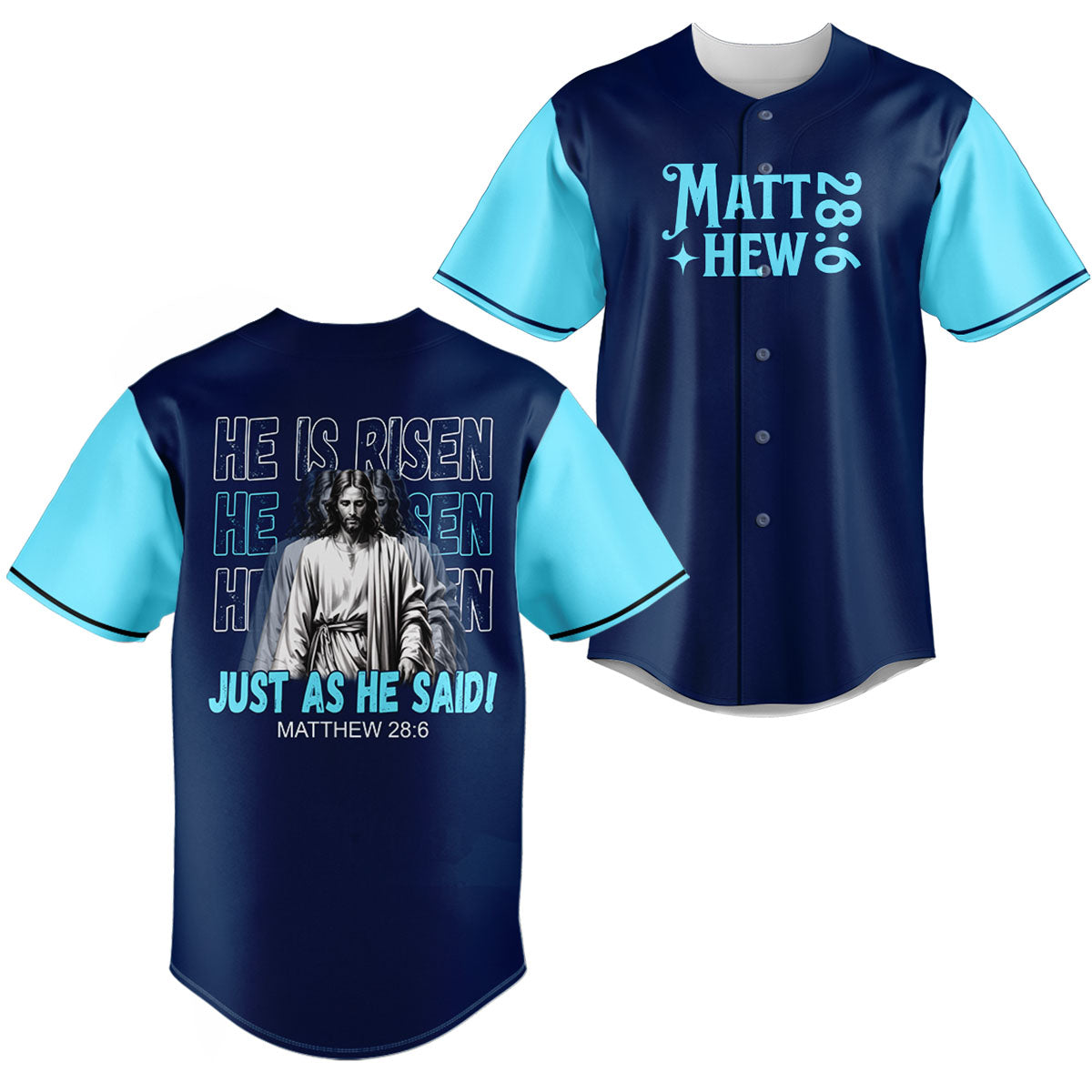 Risen Soul Baseball Jersey