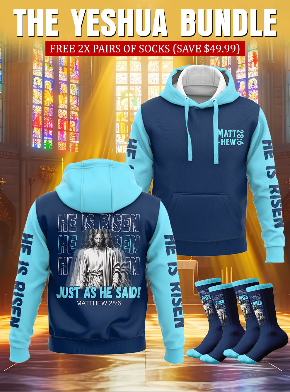 Risen Soul Hoodie & Socks Set