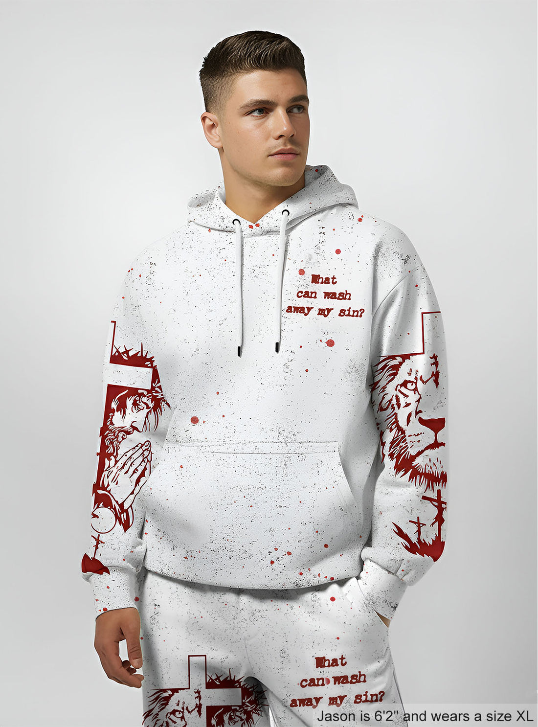 No Thing But The Blood Of Jesus Hoodie  & Socks Set