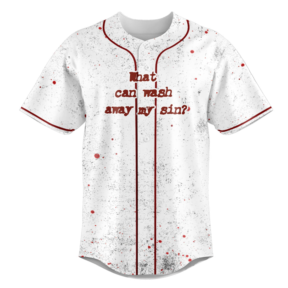 No Thing But The Blood Of Jesus Baseball Jersey