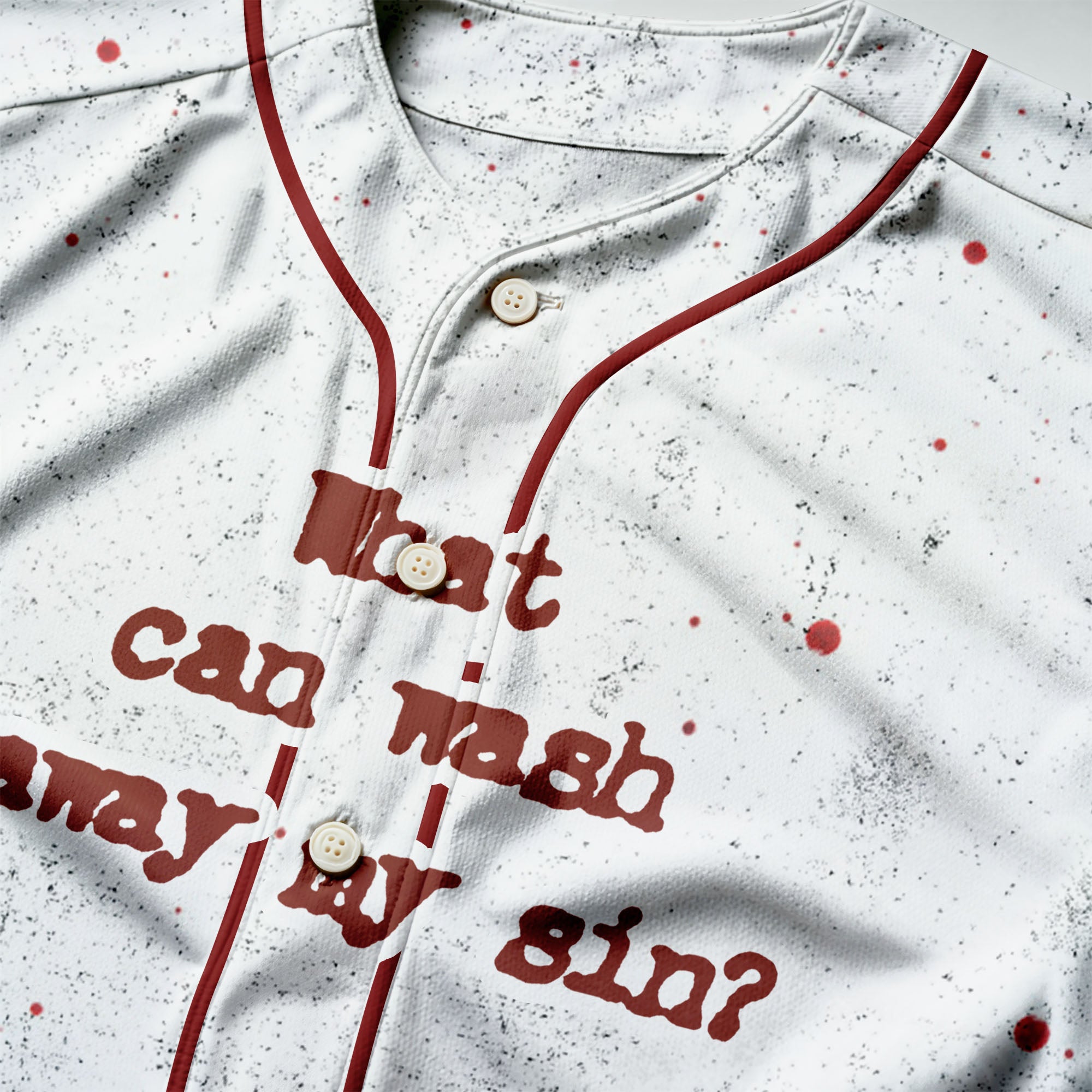 No Thing But The Blood Of Jesus Baseball Jersey