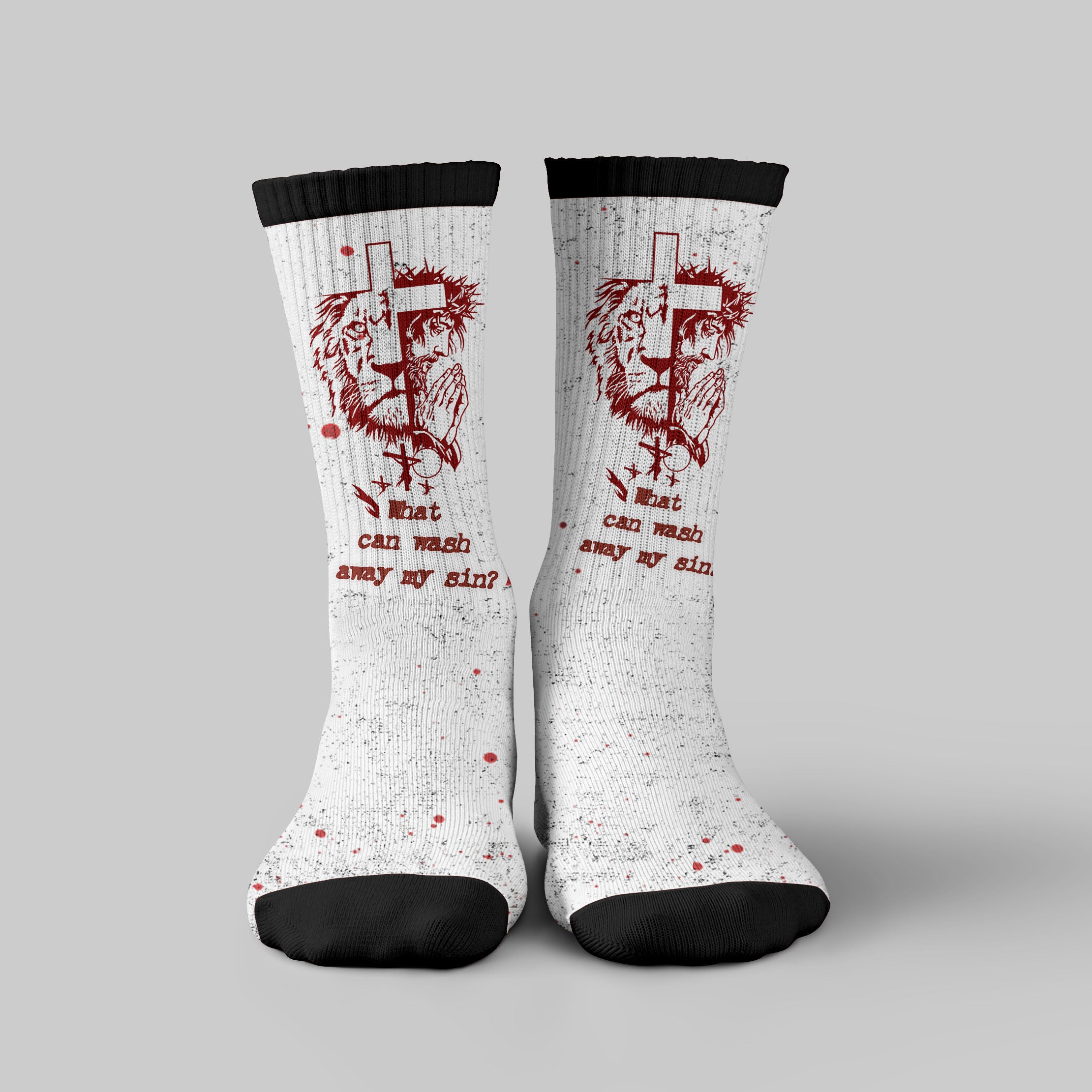 No Thing But The Blood Of Jesus Socks