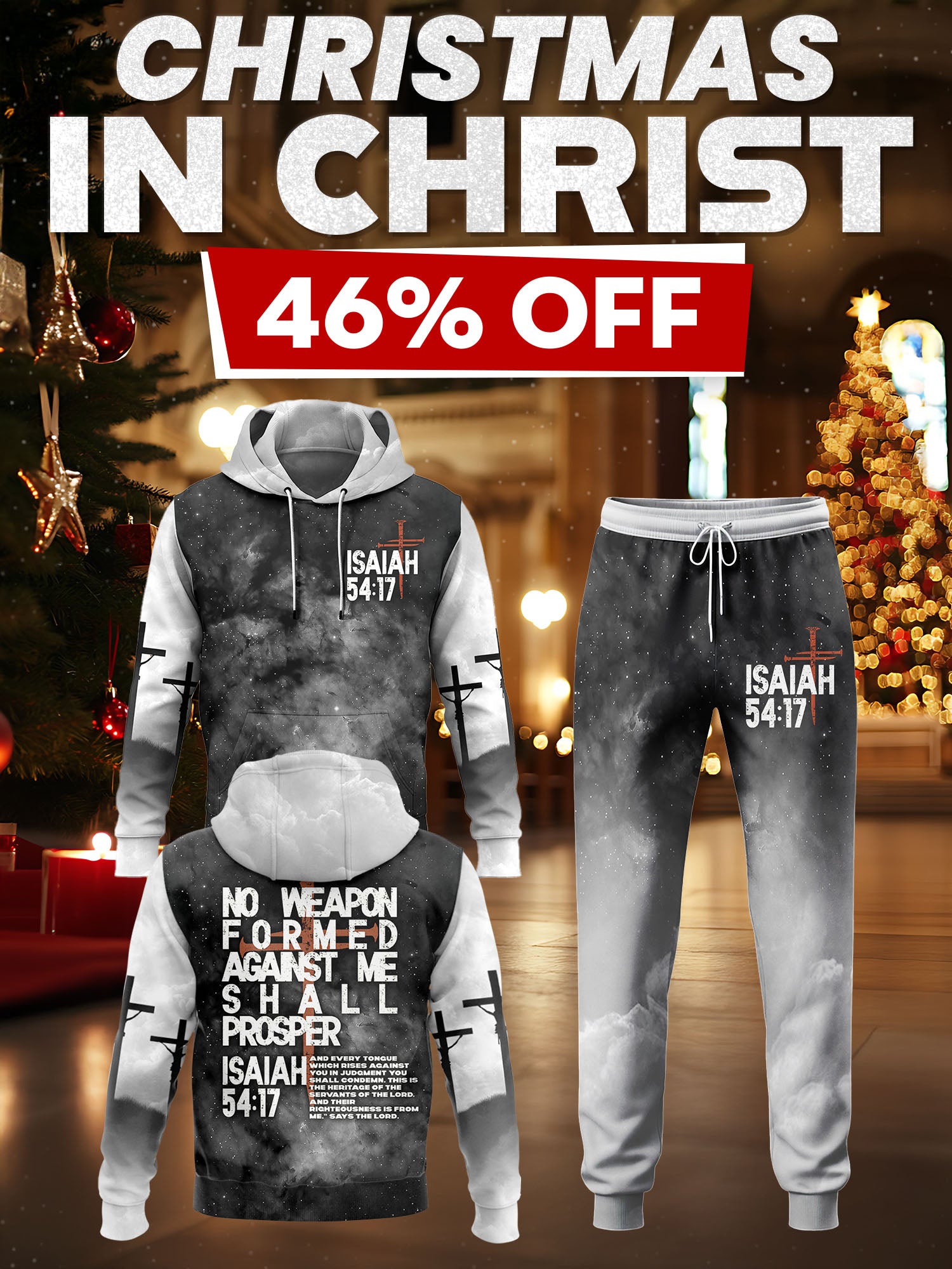 "No Weapon" Hoodie & Jogger Set