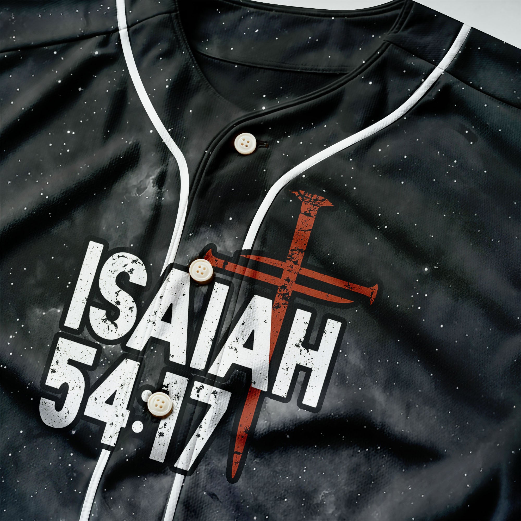 No Weapon Christian Baseball Jersey