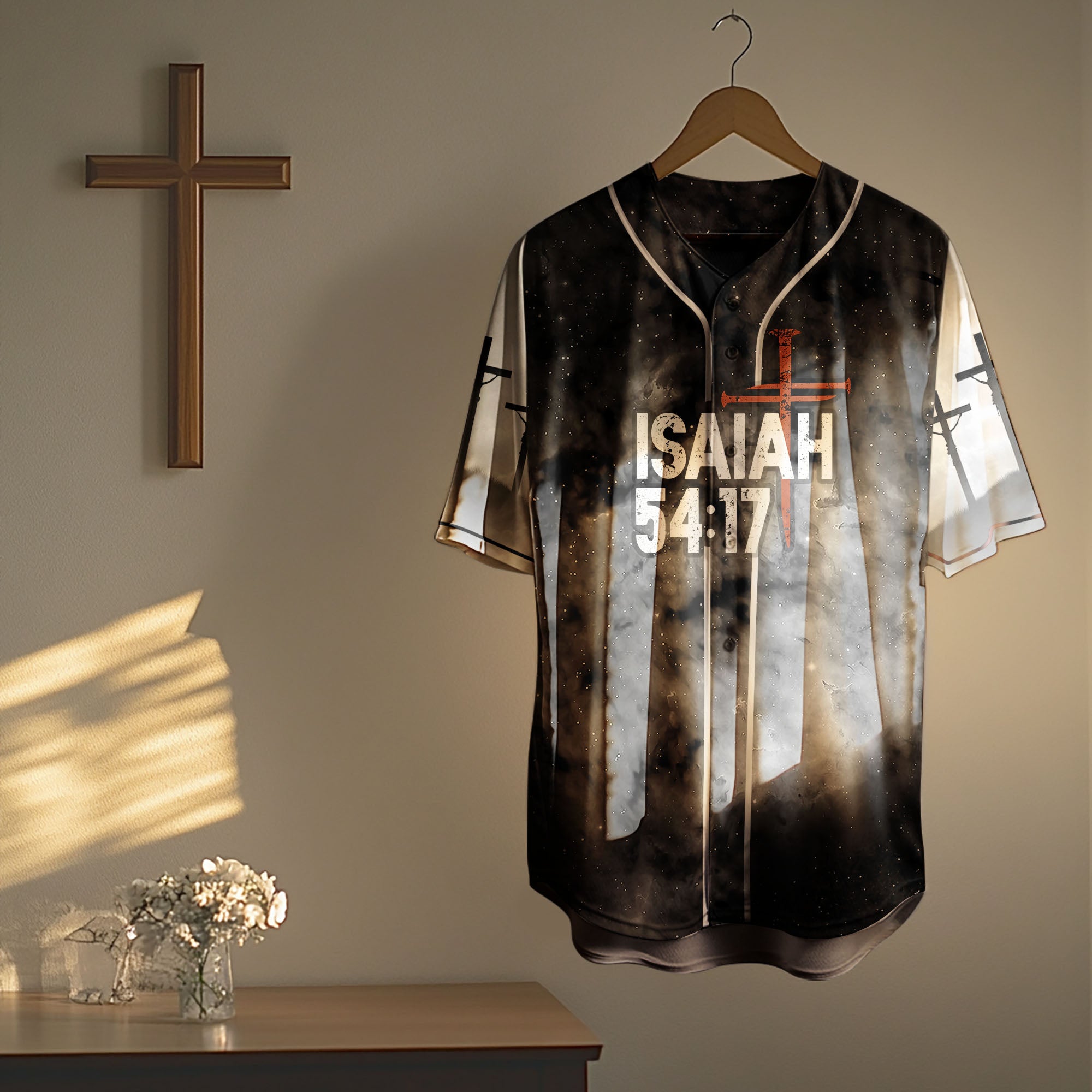 No Weapon Christian Baseball Jersey