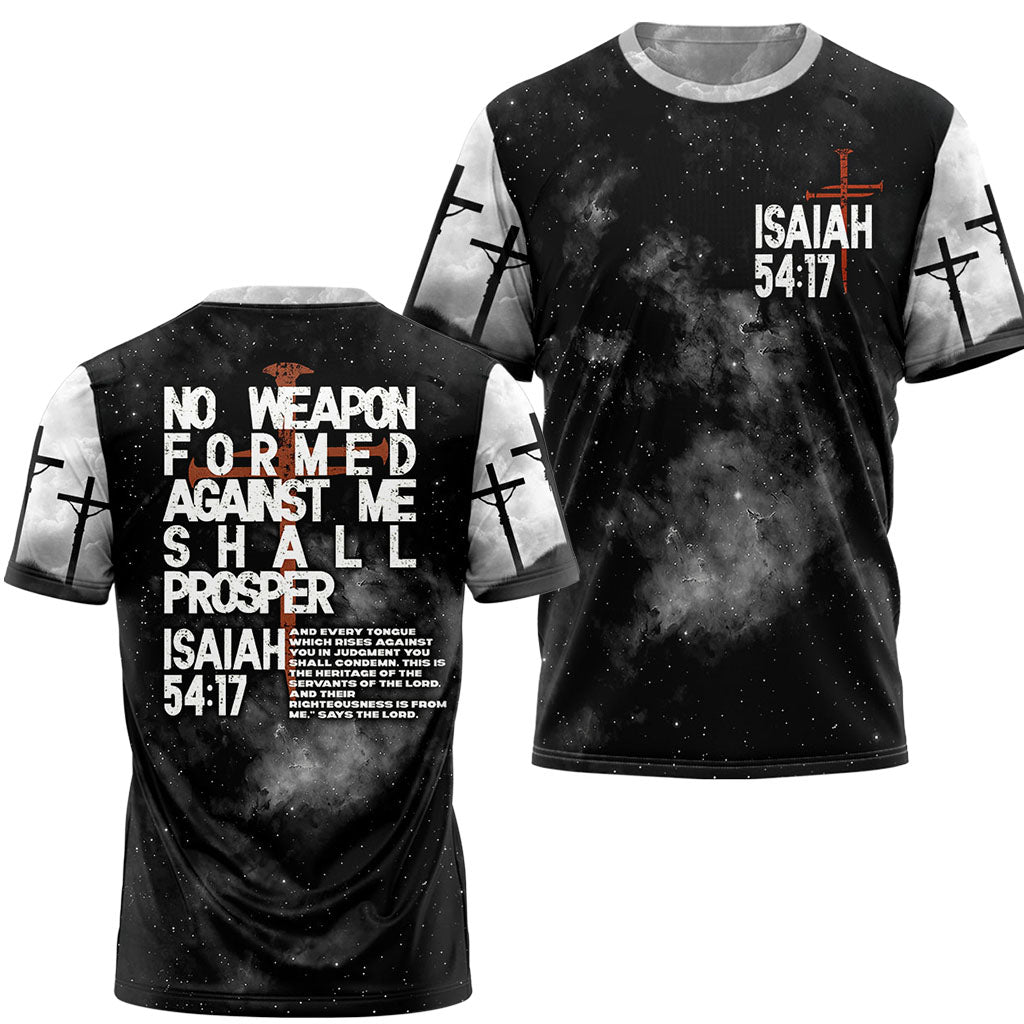 No Weapon Christian T-Shirt & Shorts Set