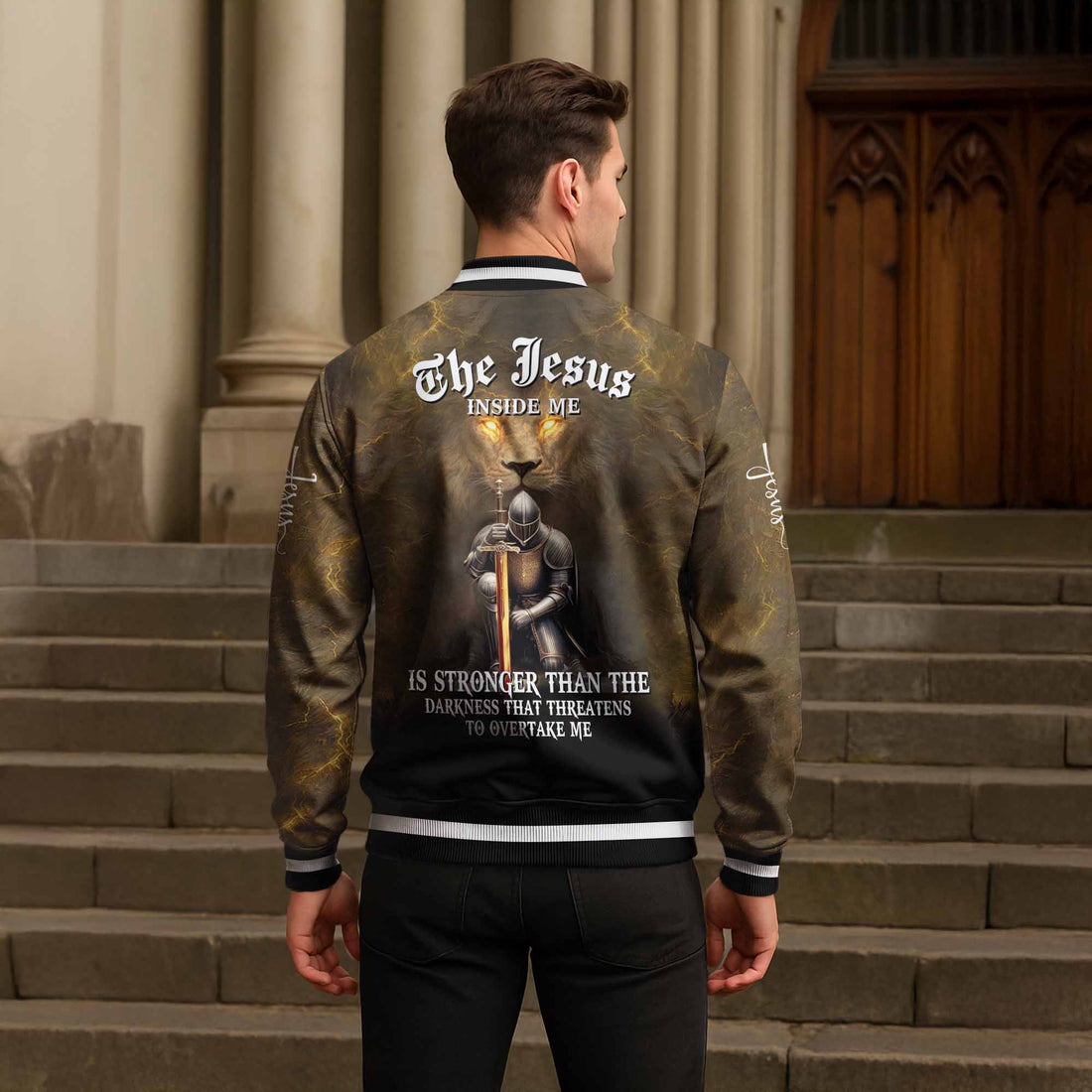 "Lionheart" Baseball Jacket