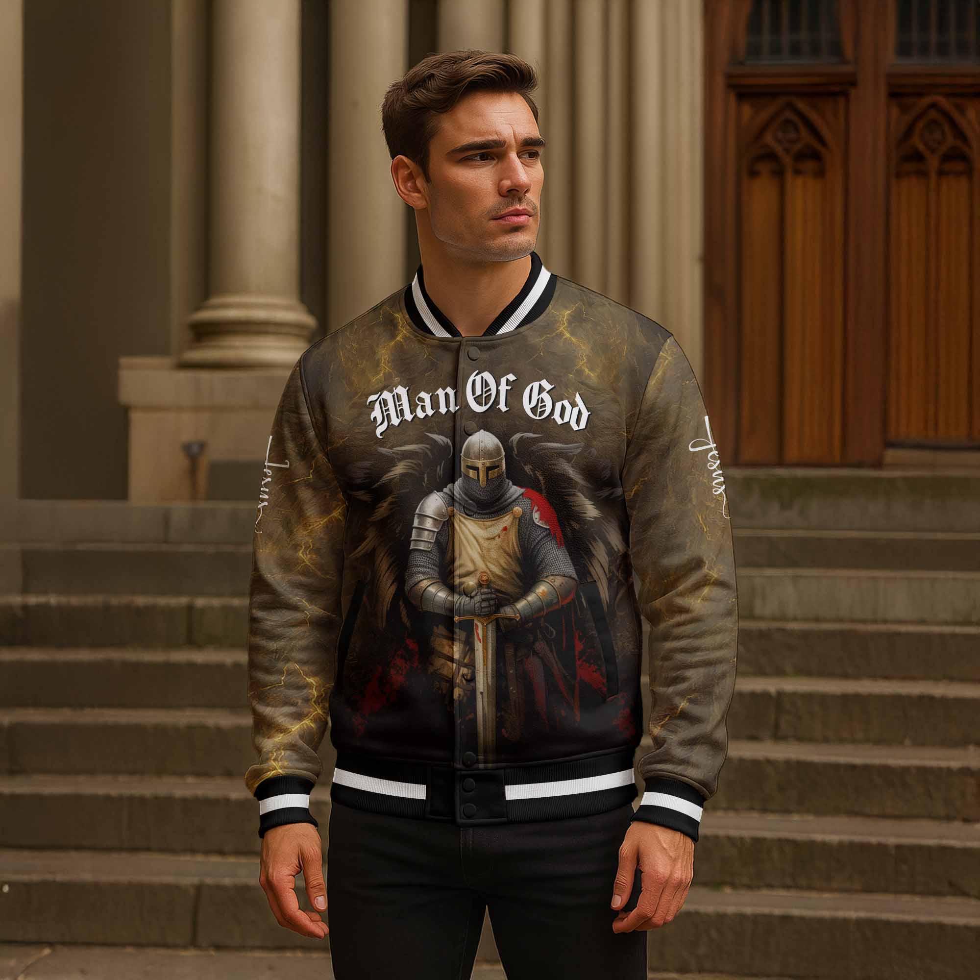 "Lionheart" Baseball Jacket