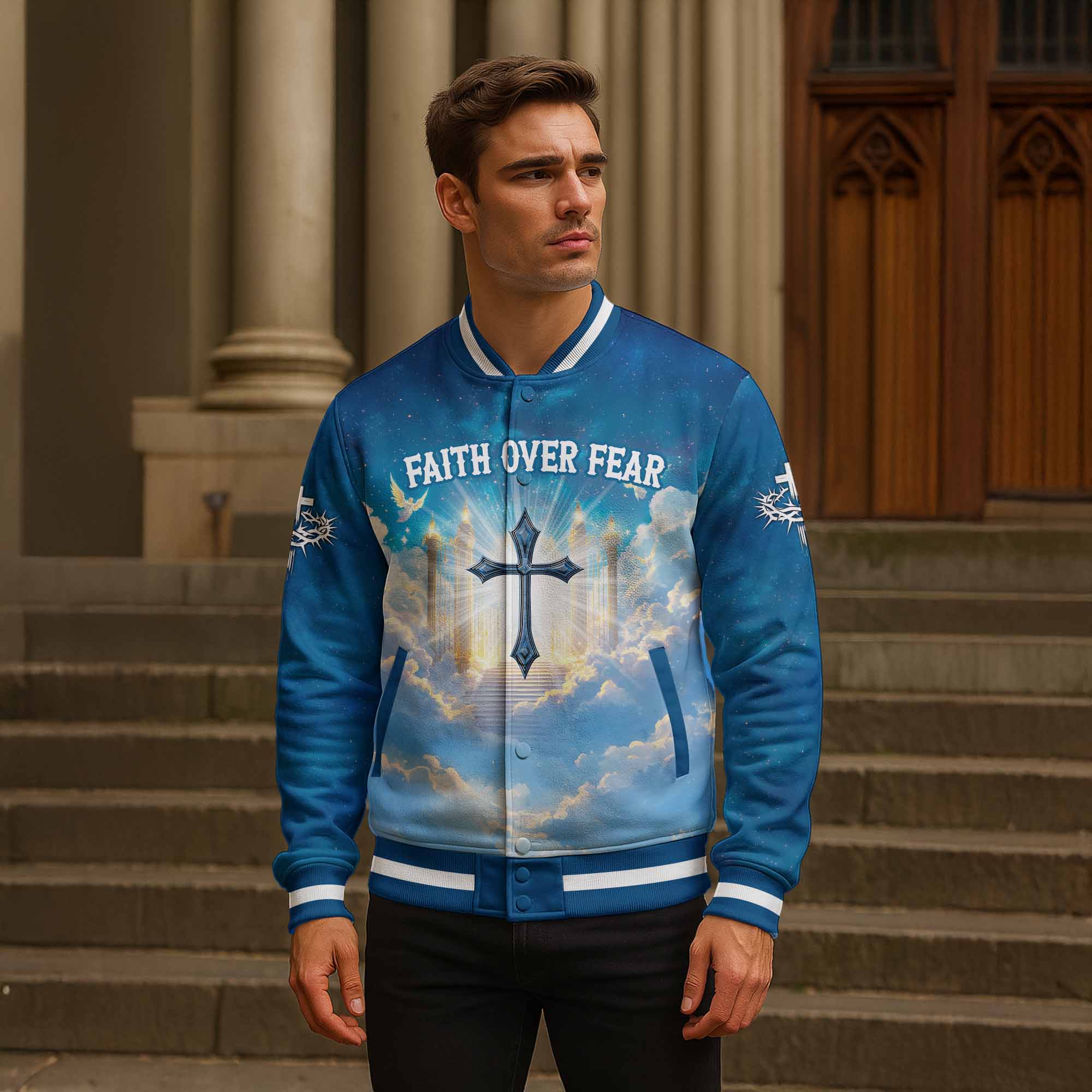 “Heaven’s Gate” Baseball Jacket