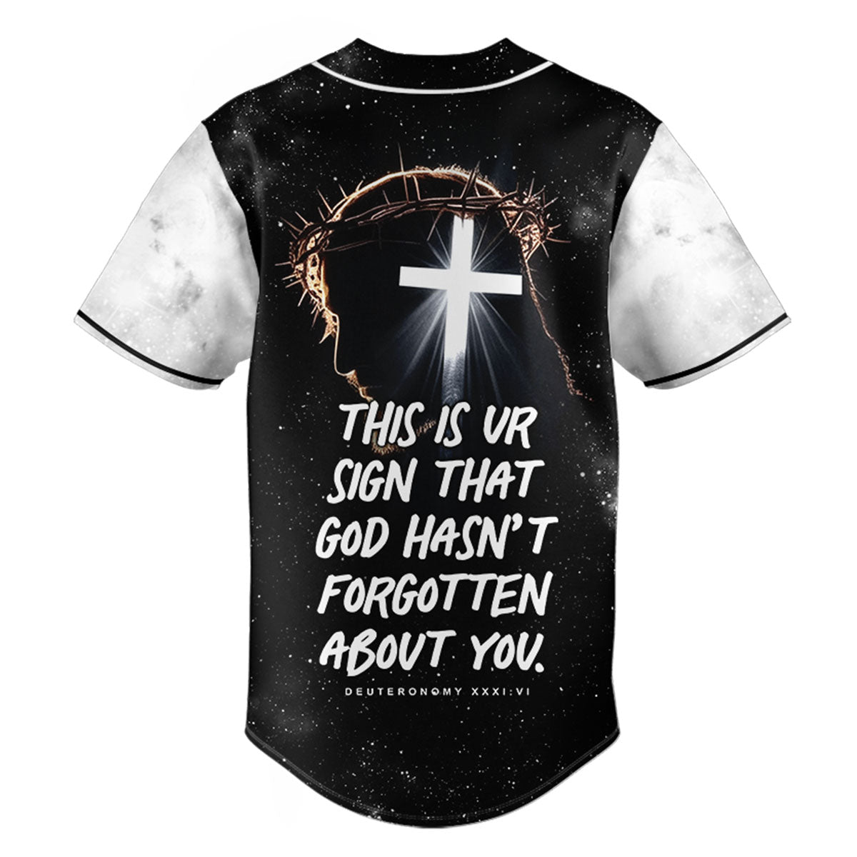 Not Forsaken Christian Baseball Jersey