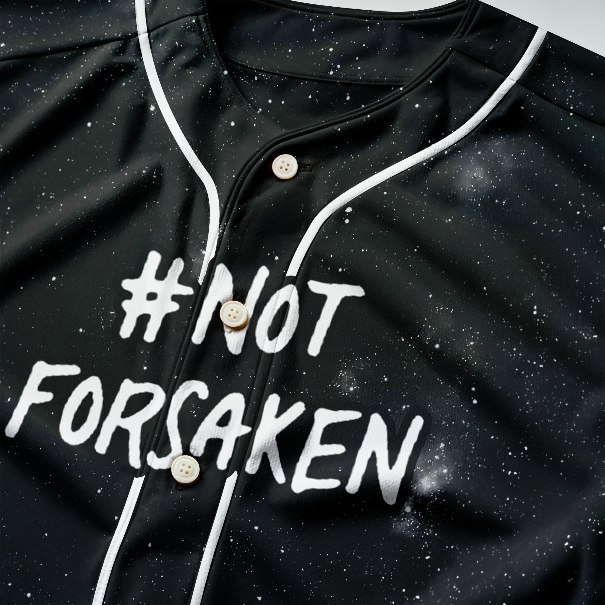 Not Forsaken Christian Baseball Jersey
