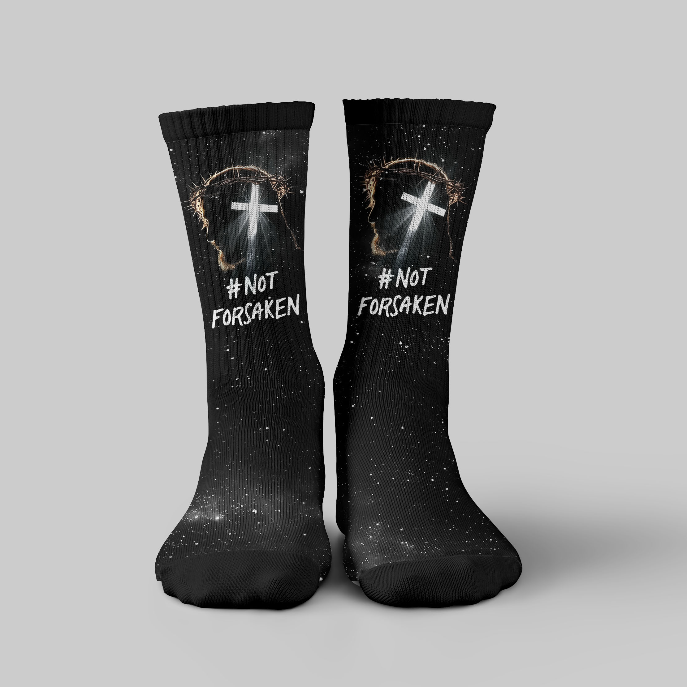Not Forsaken Christian Socks