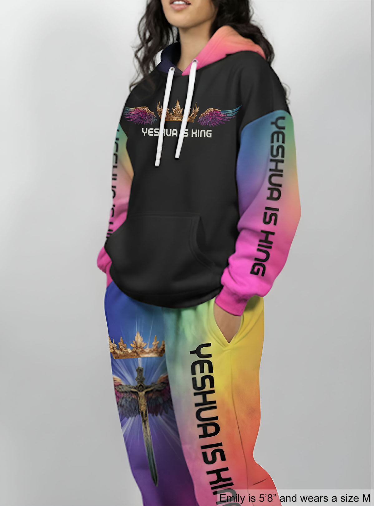 YESHUA Crown of Glory Hoodie & Jogger Set