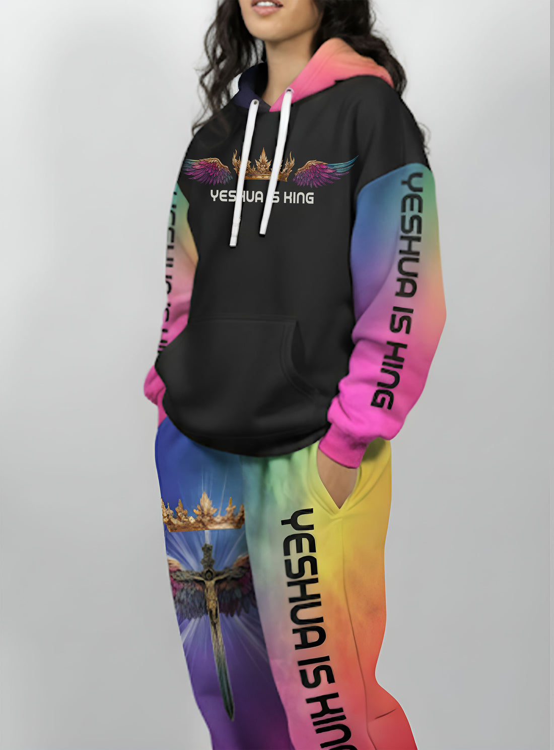 Christ Is King Christian Hoodie & Socks Set