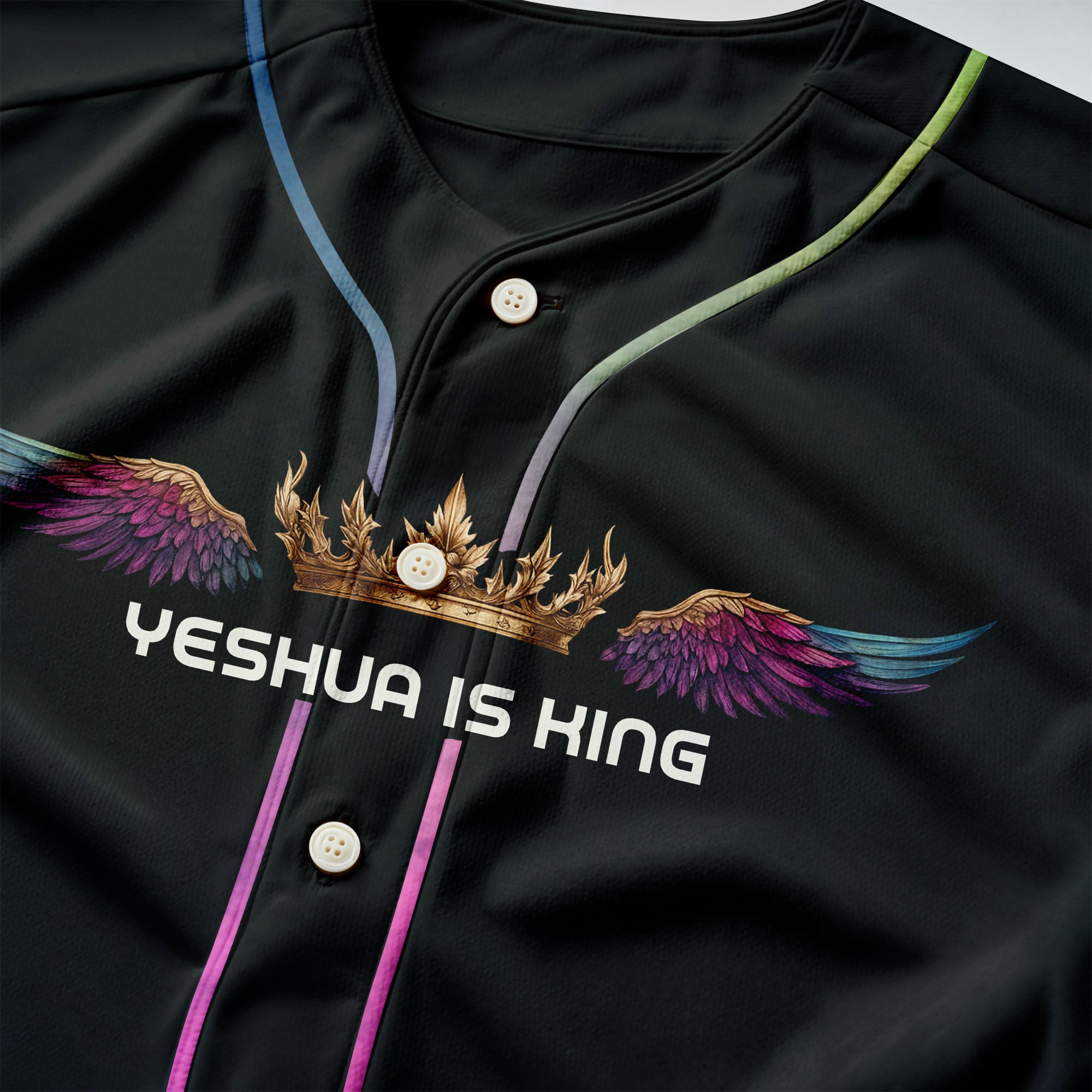 Christ Is King Christian Baseball Jersey