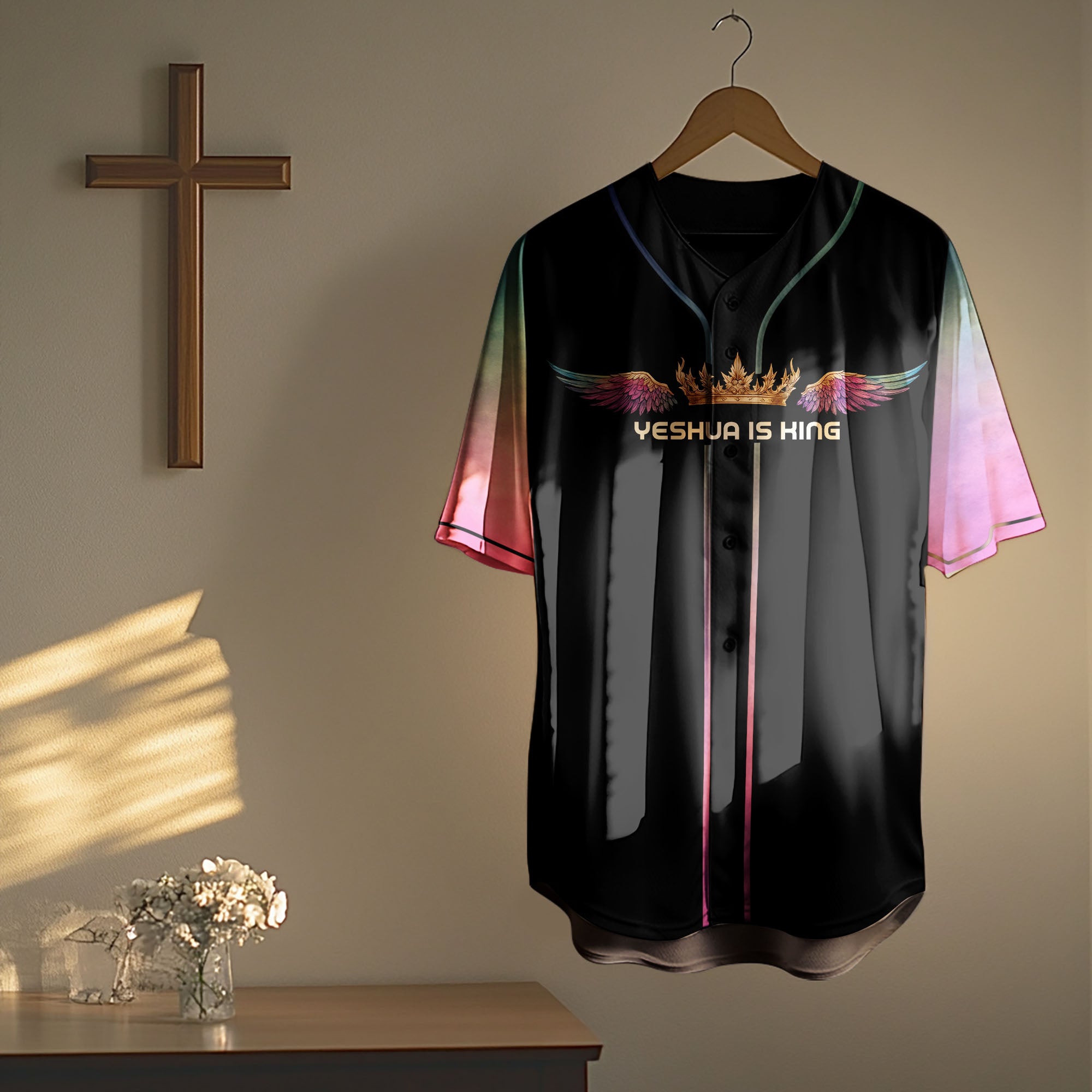 Christ Is King Christian Baseball Jersey