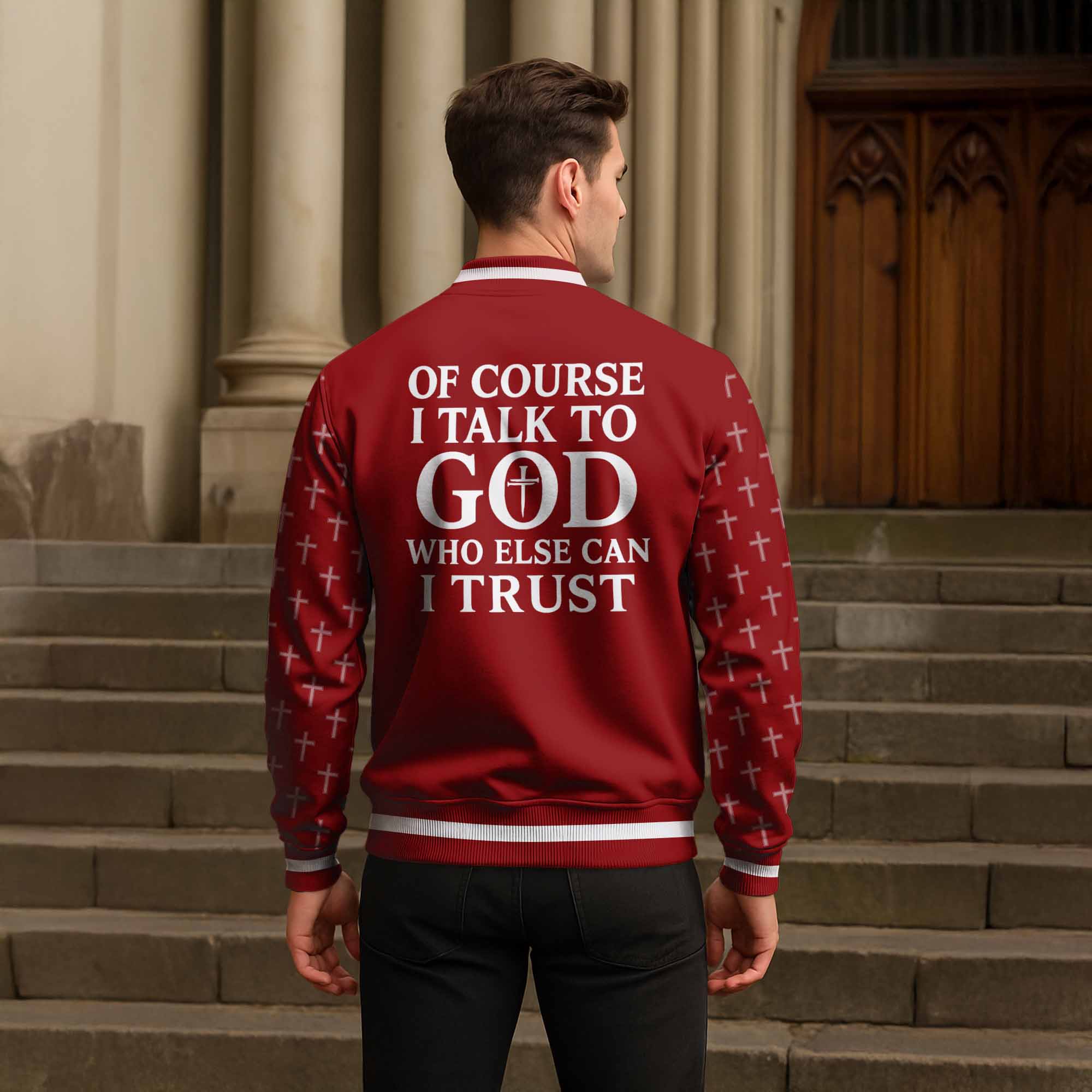 “Ever Faithful” Baseball Jacket