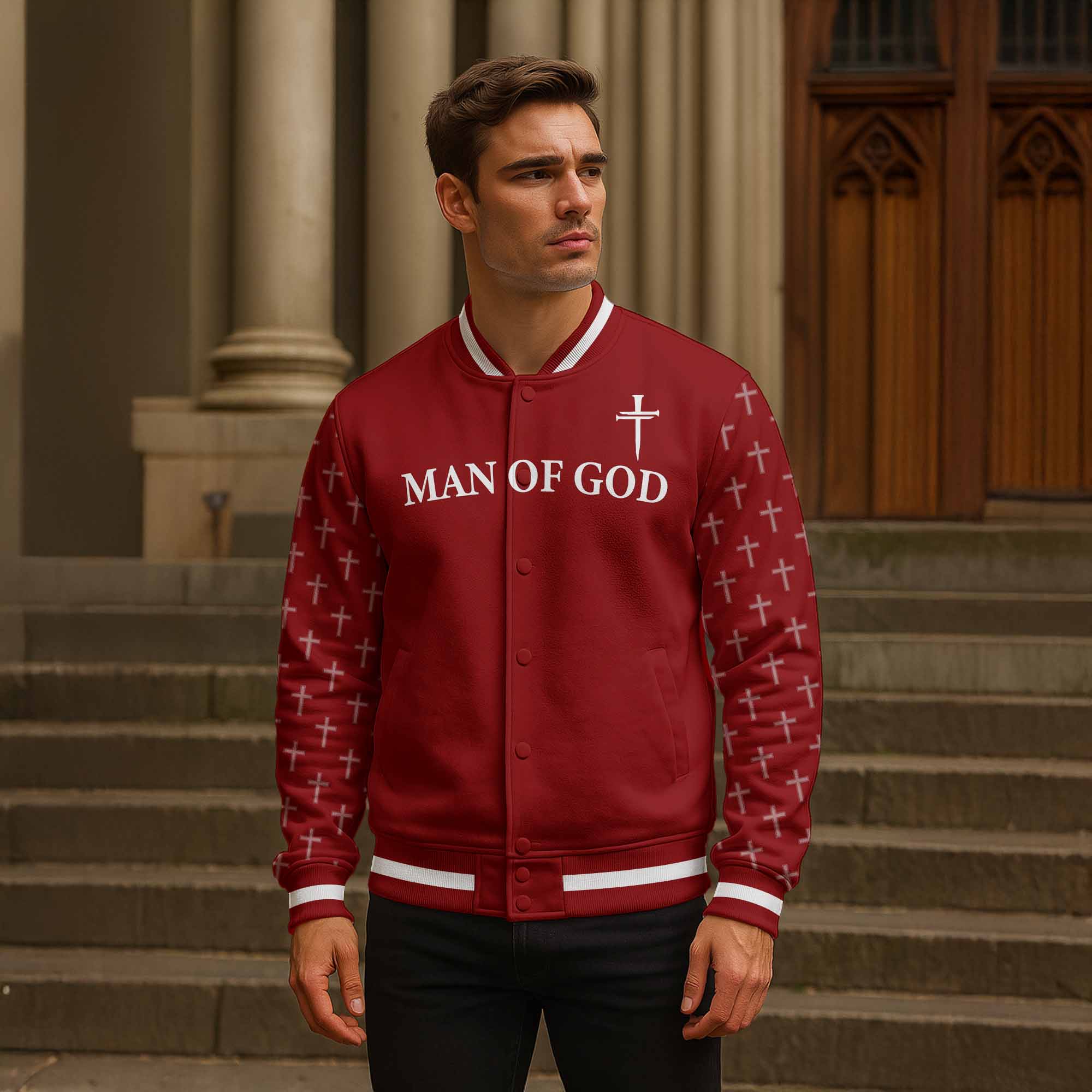 “Ever Faithful” Baseball Jacket