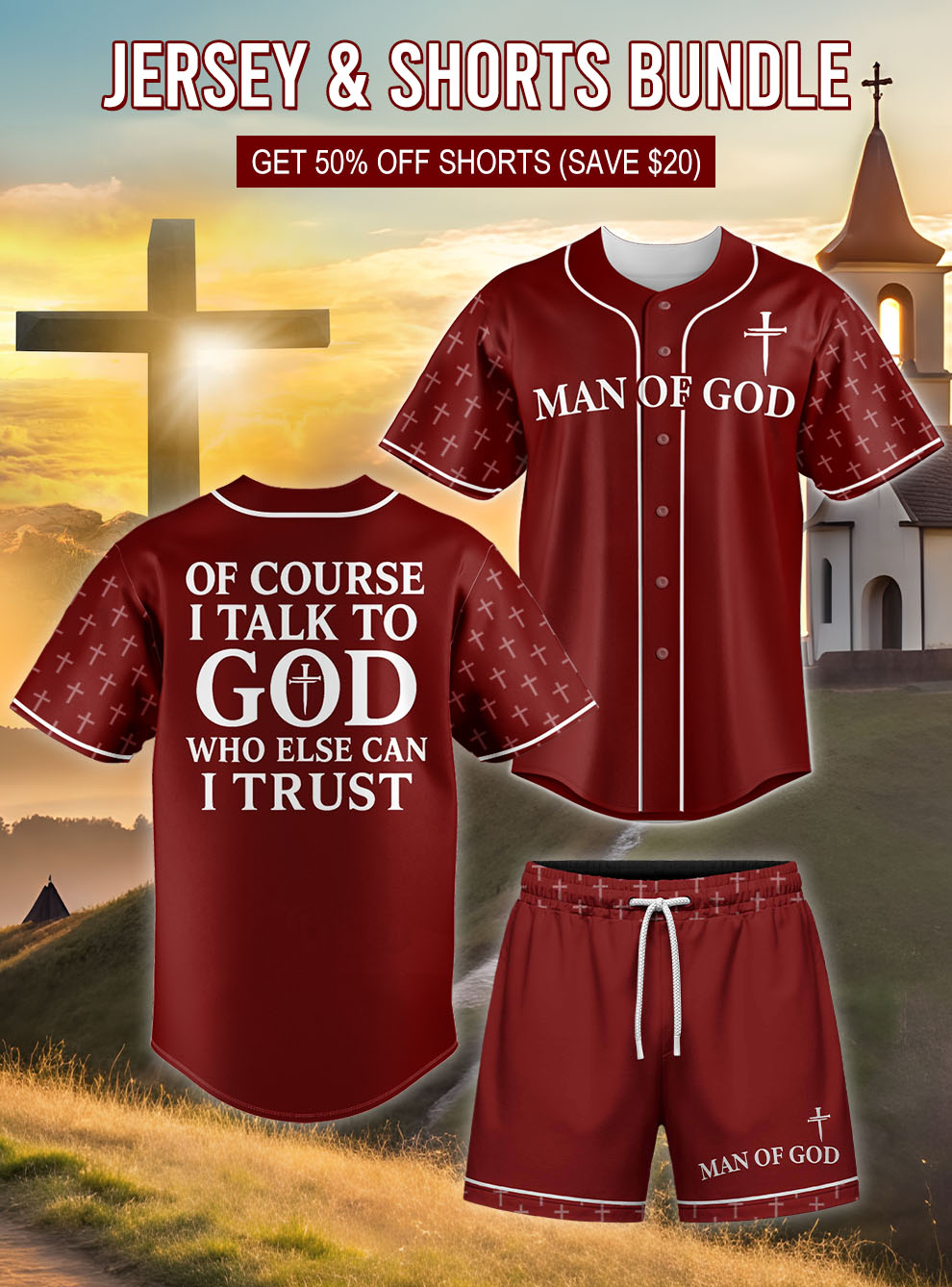 "Who Else Can I Trust" Jersey & Shorts Bundle