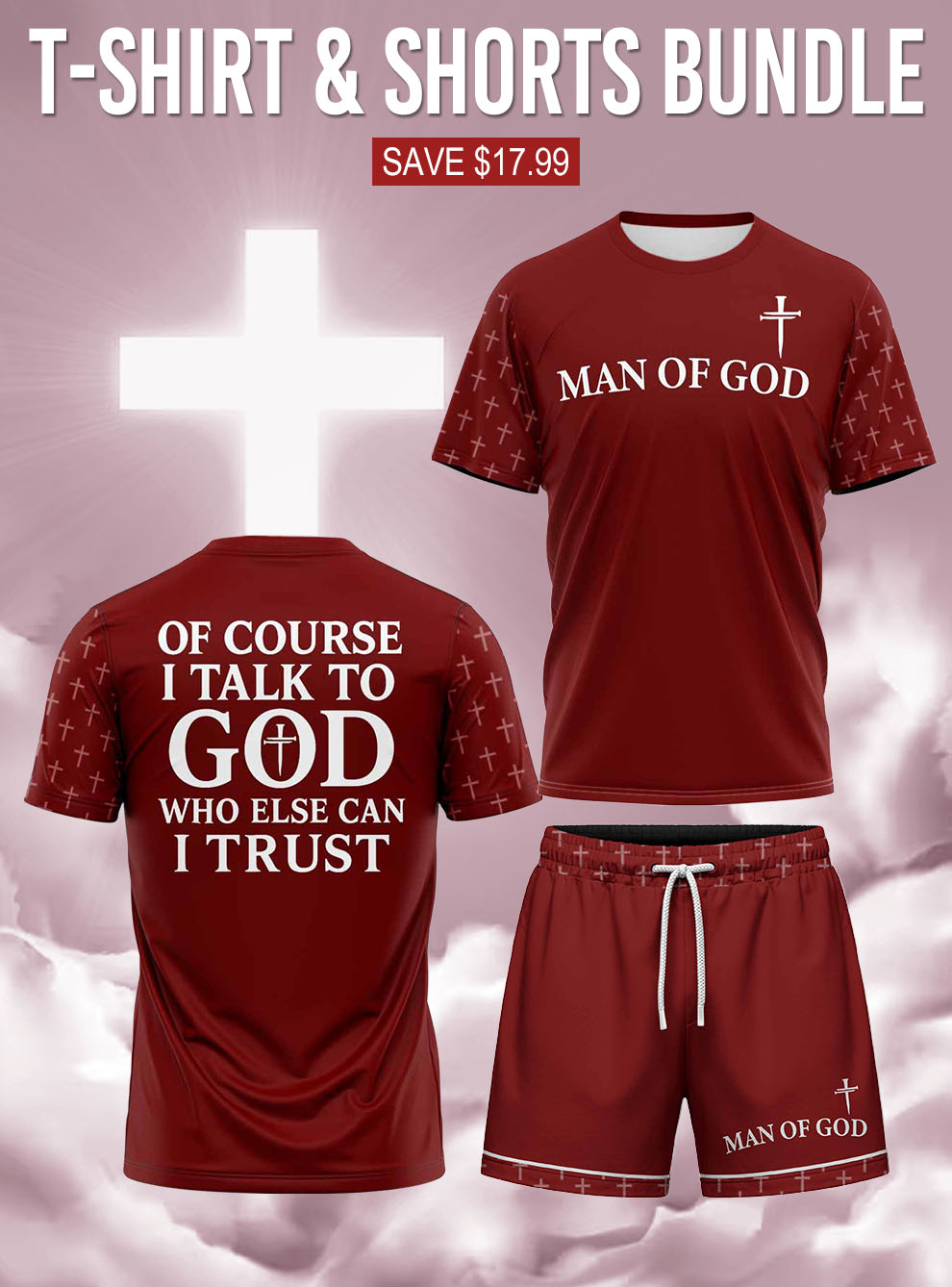 “Ever Faithful” T-shirt & Shorts Set