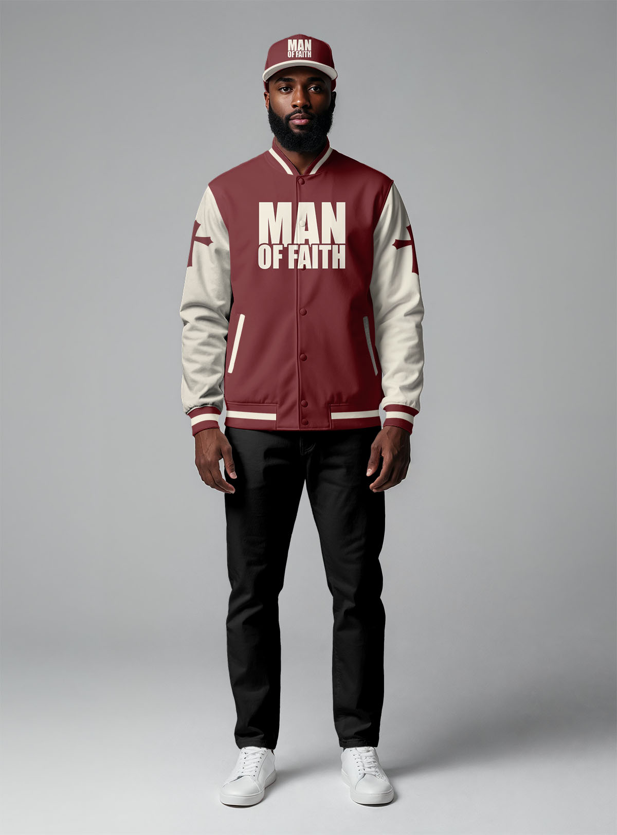 Walk By Faith Baseball Jacket