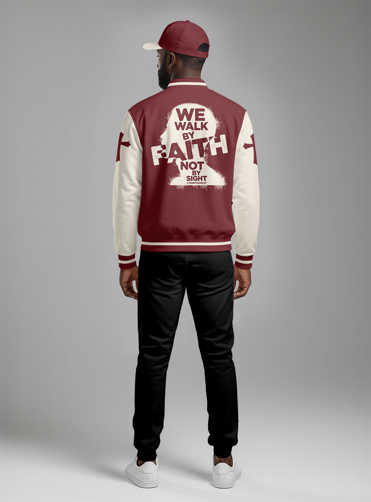 Walk By Faith Baseball Jacket