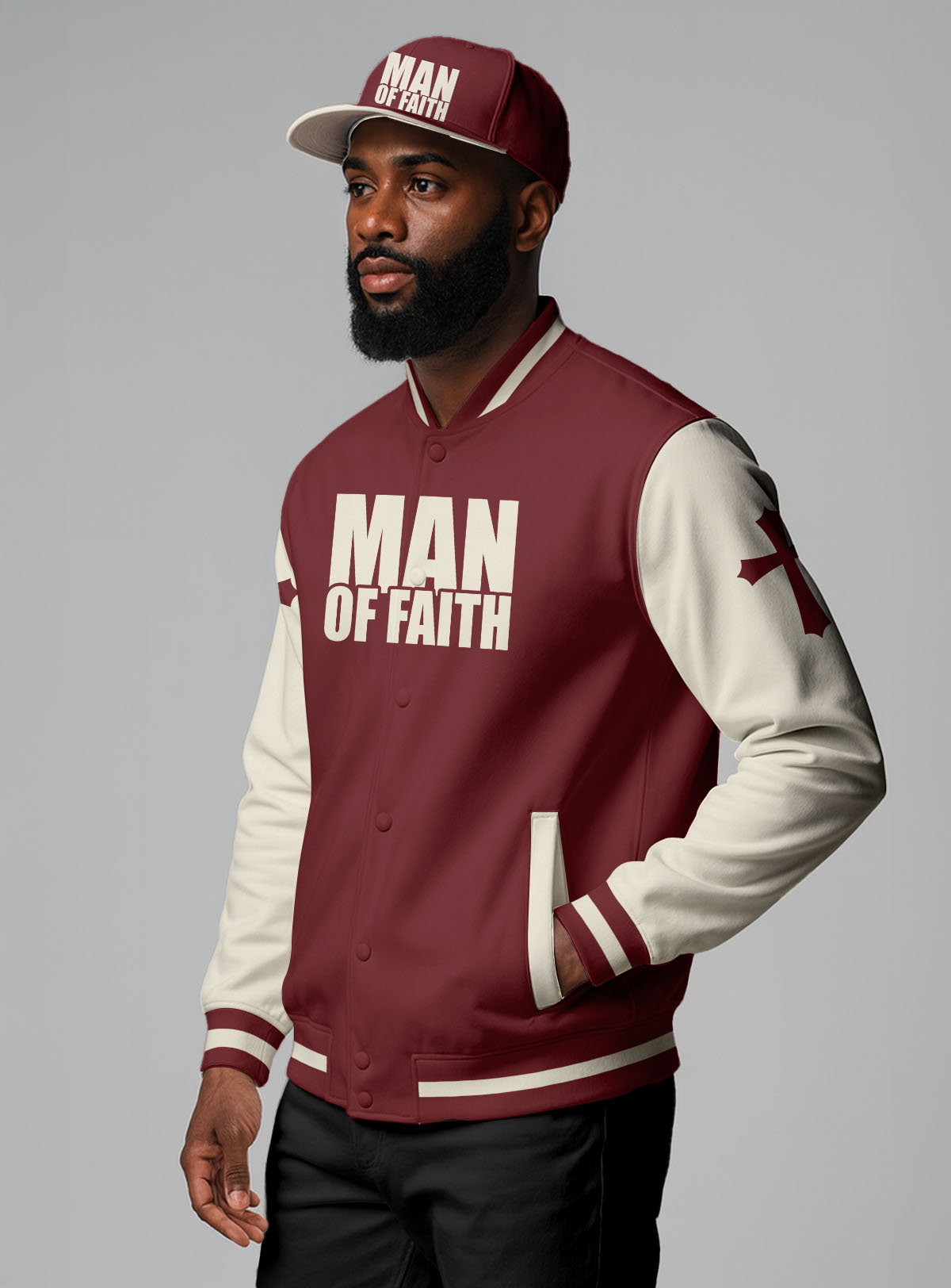 Walk By Faith Baseball Jacket