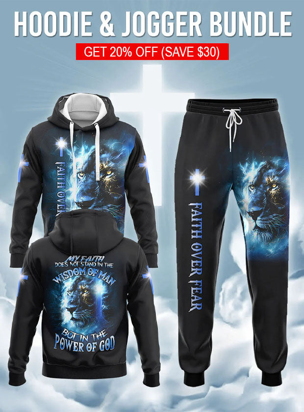 "Faith Power" Hoodie & Jogger Set