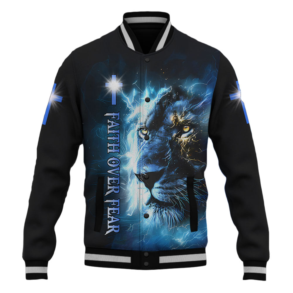 "Faith Power" Baseball Jacket