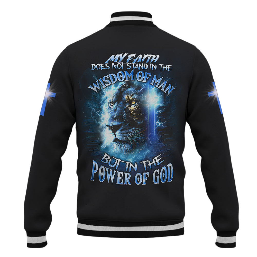 "Faith Power" Baseball Jacket