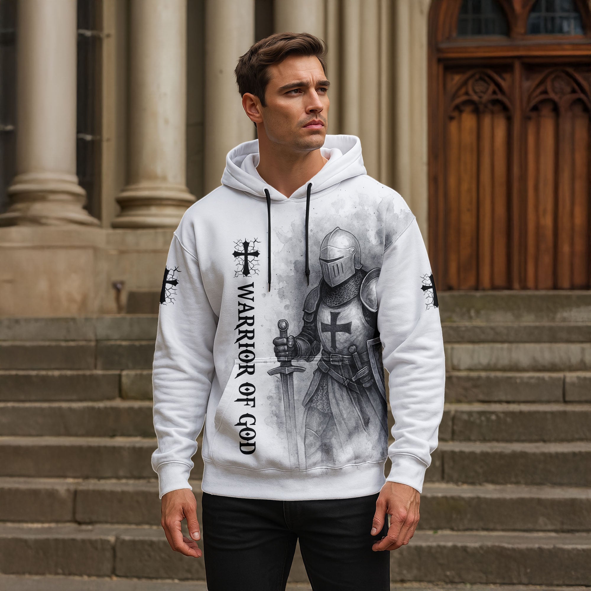 “Warrior of Christ” Hoodie & Jogger Set