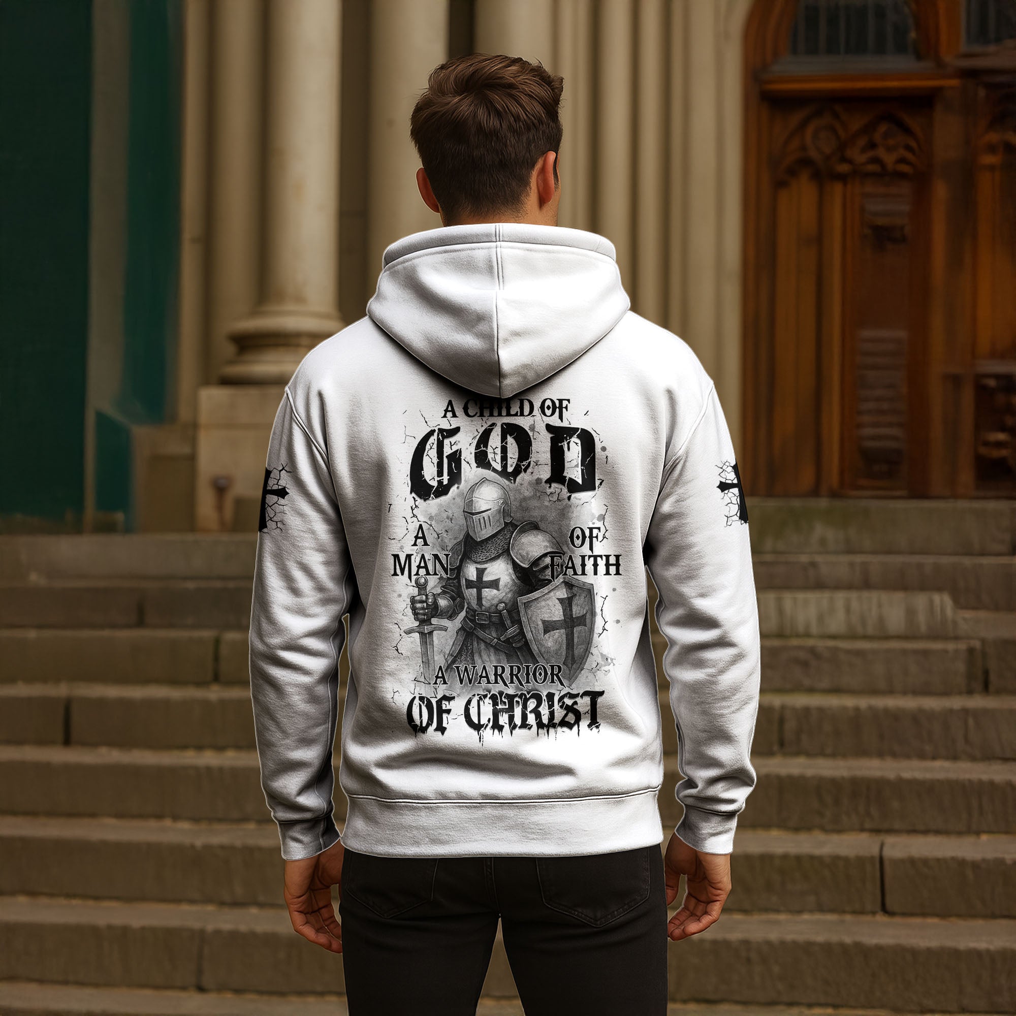 “Warrior of Christ” Hoodie & Jogger Set